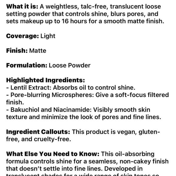 Milk Makeup Medium Matte Translucent Pore Eclipse Setting Powder New FullSz - Picture 16 of 16